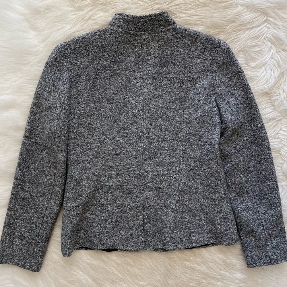 Talbots Gray Wool Blend Blazer Jacket - Picture 5 of 6